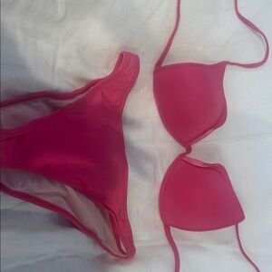 La Perla Vibrant Pink Bikini Set -44